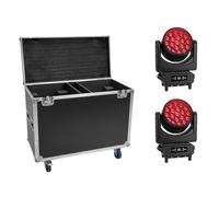 EUROLITE Juego de 2 LED IP TMH-H760 + carcasa con ruedas