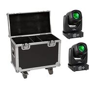 EUROLITE Juego de 2 LED TMH-B90 + funda con ruedas