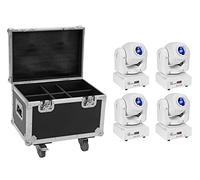 EUROLITE Juego de 4 focos LED TMH-S60 para moving Head-Spot ws + funda