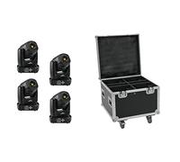 Eurolite Juego de 4 luces LED Tmh-S90 + estuche