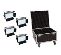 EUROLITE Juego de 4 paneles LED PLL-480 CW/WW + funda