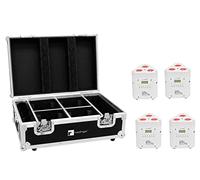 EUROLITE - Juego de 4 pilas AKKU TL-3 T lanco + carcasa con función de carga