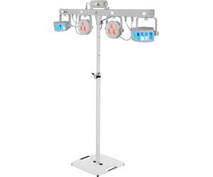 EUROLITE Juego de luces LED KLS Laser Bar FX Light Set y BPS-2 Stand Blanco