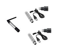 EUROLITE Juego QuickDMX 1 transmisor y 2 receptores de batería.