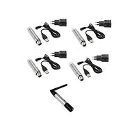 EUROLITE Juego QuickDMX 1 transmisor y 4 receptores de batería.