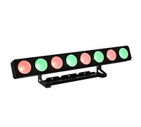 EUROLITE LED PMB-8 COB QCL 30W | Barra de efectos de luz LED con mezcla de colores RGBW, incluye mando a distancia por infrarrojos