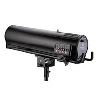 EUROLITE LED SL-1000 MFZ DMX Search Light incluida Flight Case | Rastreador motor DMX con LED blanco frío de 1000 W, zoom y enfoque para largas distancias
