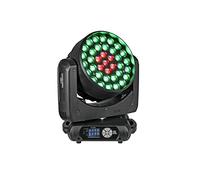 EUROLITE LED TMH-W555 - Foco de lavado con cabezal móvil (37 ledes RGB de 15 W, zoom, macros, patrones y ajuste de temperatura de color)