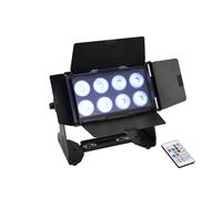 EUROLITE Multiflood IP 8 x 10 W RGBW Wash CRMX
