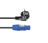 EUROLITE P-Con - Cable de alimentación (3 unidades, 0,75 mm², 1,2 m)