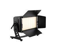 EUROLITE Panel LED PLL-384 CW/WW | Lámpara de superficie controlable DMX con 192 ledes cada uno en blanco frío y cálido, conector QuickDMX, difusor y limitador de alas