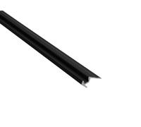 EUROLITE Perfil de escalera para tira LED negra, 2 m