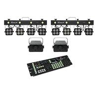Eurolite Set 2X LED KLS-180 2X LED WF-40 DMX LED di Colore del Capo