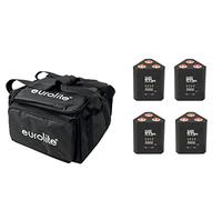 EUROLITE Set 4x AKKU TL-3 QCL RGB+UV Trusslight + SB-4 Soft-Bag (20000852) marca Eurolite