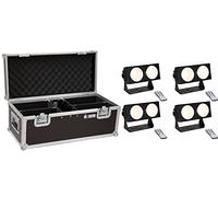 Eurolite Set 4X Led CBB-2 Cob Ww Bar + Case