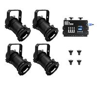 EUROLITE Set 4x PAR-16 Spot sw dim2warm + EDX-4 DMX RDM LED-Dimmerpack (20000694) marca Eurolite