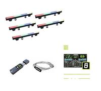 EUROLITE Set 5x LED PT-100/32 Pixel DMX Tube + Madrix Software (20000907)