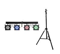 EUROLITE - Set led kls-3002 + soporte de acero stv-40s-wot