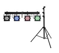 EUROLITE Set LED KLS-3002 + STV-60-WOT EU Steel stand negro