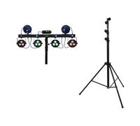 EUROLITE Set LED KLS Laser Bar Next FX-Lichtset + STV-60-WOT EU Stahlstativ schwarz (20000816)