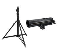 EUROLITE Juego de LED SL-600 DMX + STV-250 | Seguidor con luz blanca fría de 600 W, incluye trípode