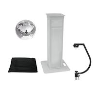 EUROLITE Set Bola de espejo 30cm con soporte de escenario variable + cubierta negro