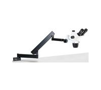 Euromex Microscopio stereo zoom NZ.1703-AP, NexiusZoom EVO, 6,5x a 55x, brazo articulado con pinza de mesa, sin iluminación, trino
