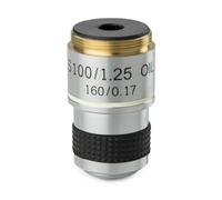Euromex Objetivo 100x/1,25, acro., resorte, parafocal, 35 mm, MB.7000 (MicroBlue)
