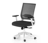 Euromof Sidney Silla de Oficina Blanca/Negra