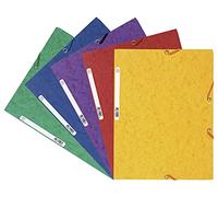 Europa 4750 - Carpeta (3 solapas interiores, 500 micras, 320 x 250 mm, tamaño folio, con elásticos, 10 unidades), Multicolor