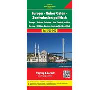 Europa centro oriental 1:5 500.000: Wegenkaart 1:5 500 000 (Auto karte)