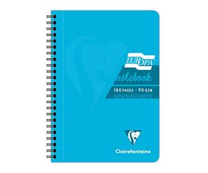 Europa - Cuaderno ExaClair A4, color turquesa A5
