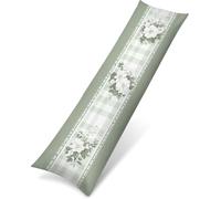 Europa del Norte Funda de Almohada 30x90cm, Fundas Cojines Flores Terciopelo Almohada Doble Cara Impresión, Suave Mejorar la Calidad del Sueño con Cremallera Invisible para Sofá Cama Sala, Model1559