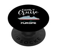 Europa Familia Cruise Camisa Europas Camisas Cruise PopSockets PopGrip Adhesivo