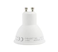 Europalamp - Pack de 20 bombillas LED - GU10-5W - 3000 K - Blanco cálido - Lúmenes 450 - Lámpara halógena blanca - No regulable - Iluminación doméstica - Garantía 2 años