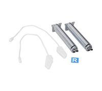 EUROPART 2x Resorte Bisagra y 2x Cable Seilzug compatible con Bosch Siemens Neff