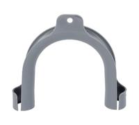 Europart 771333 - Soporte universal de PVC para manguera de desagüe, soporte de pared, para manguera de desagüe, lavadora y lavavajillas