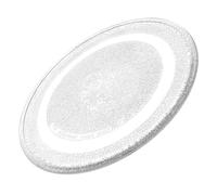 Paxanpax 75-UN-03 Plato Giratorio Universal para microondas con Perfil Plano, 245 mm, Cristal, Transparente