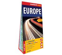 Europe 1/4.000.000 (carte grand format laminée) (Carte laminée Routière Comfort! Map)
