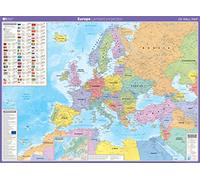 Europe: Lambert projection (OS Wall Map)
