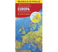 EUROPE MARCO POLO MAP: Wegenkaart 1:2 500 000 (Marco Polo Maps): Wegenkaart Schaal 1 : 2.500.000