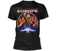 Europe 'The Final Countdown - Camiseta para hombre, Negro , M