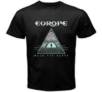 Europe Walk The Earth Album Rock Band Men's T-Shirt Black XL