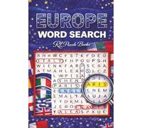 Europe Word Search: Geography Puzzle Book for Adults & Teens Featuring Countries, Cities, Landmarks, Travel and Relaxing Brain Games