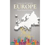 Europe Word Search Puzzle Book: 90 Puzzles - One for Every Country & Capital in Europe