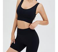 European and American Spring and Summer Yoga Clothing Female Seamless Slim Running Sports Fitness Suit