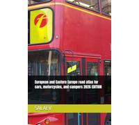 European and Eastern Europe road atlas for cars, motorcycles, and campers 2026 EDITION