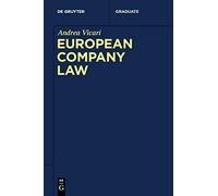 European Company Law (De Gruyter Studium)