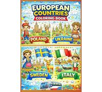 European Countries | Coloring Book: Fun & Easy Flag Designs for Kids (Europe) | Large Print Edition | Ages 4-8