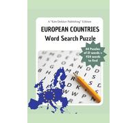 European Countries Word Search Puzzle Book: Discover all the hidden gems per country in this enlightening puzzle book! (The Word Search Serie)